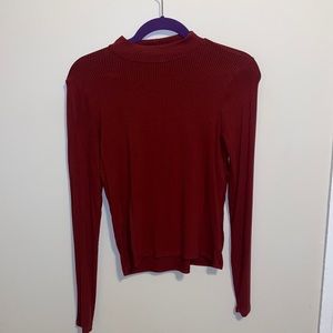 American Eagle Soft and Sexy Rib High Neck
